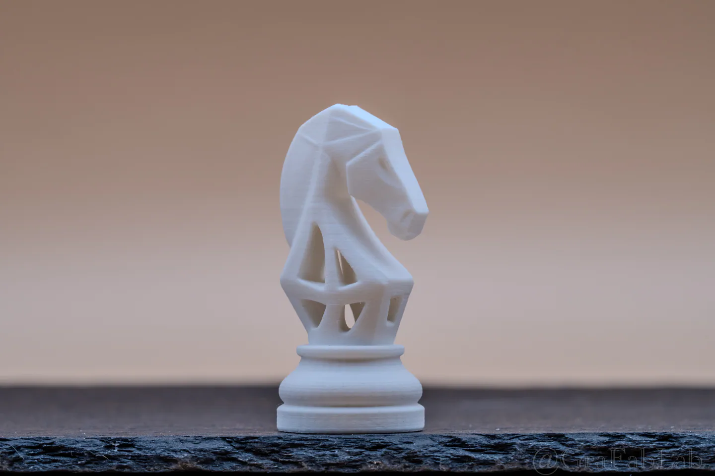 GraFabLab Chess 02 — Knight — Detail view