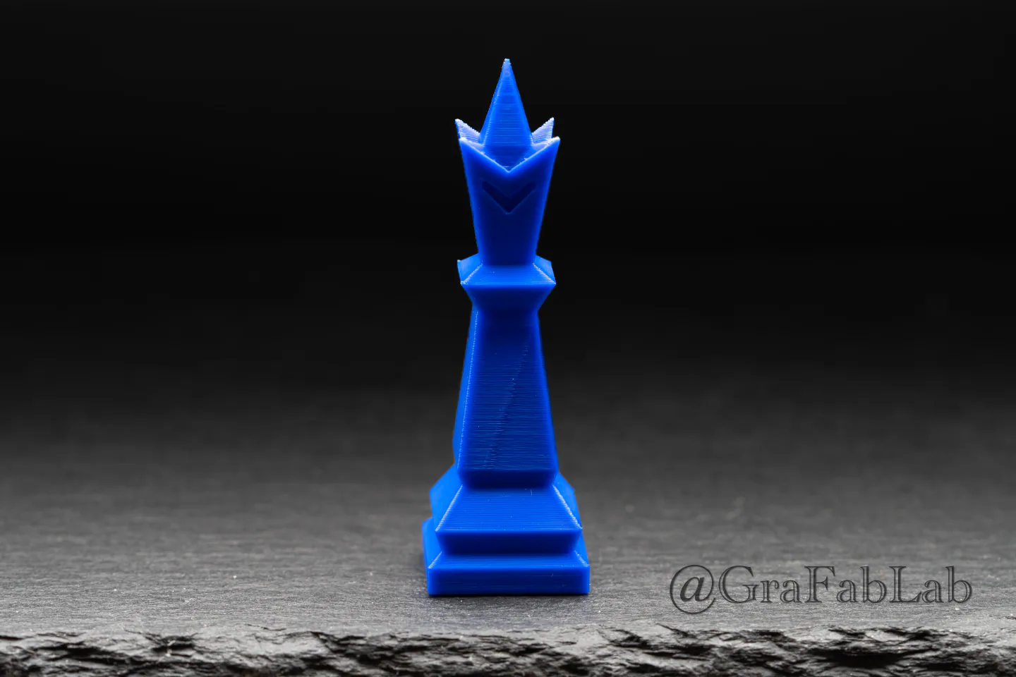GraFabLab Chess 13 — Queen — Detail view