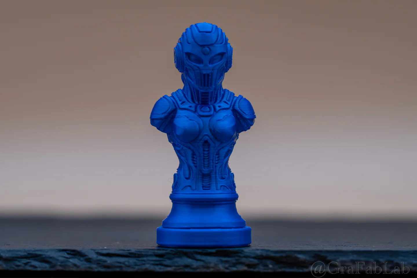 GraFabLab Chess 19 — Queen — Detail view
