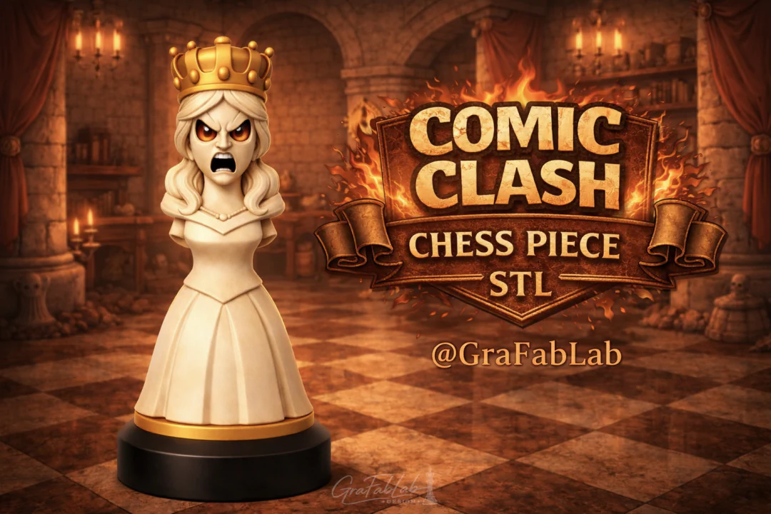GraFabLab Chess 22 — Queen