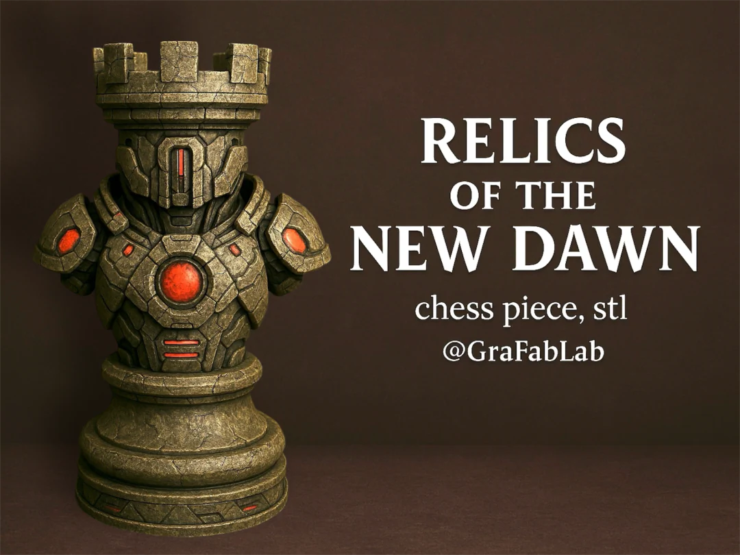 GraFabLab Chess 23 — Rook