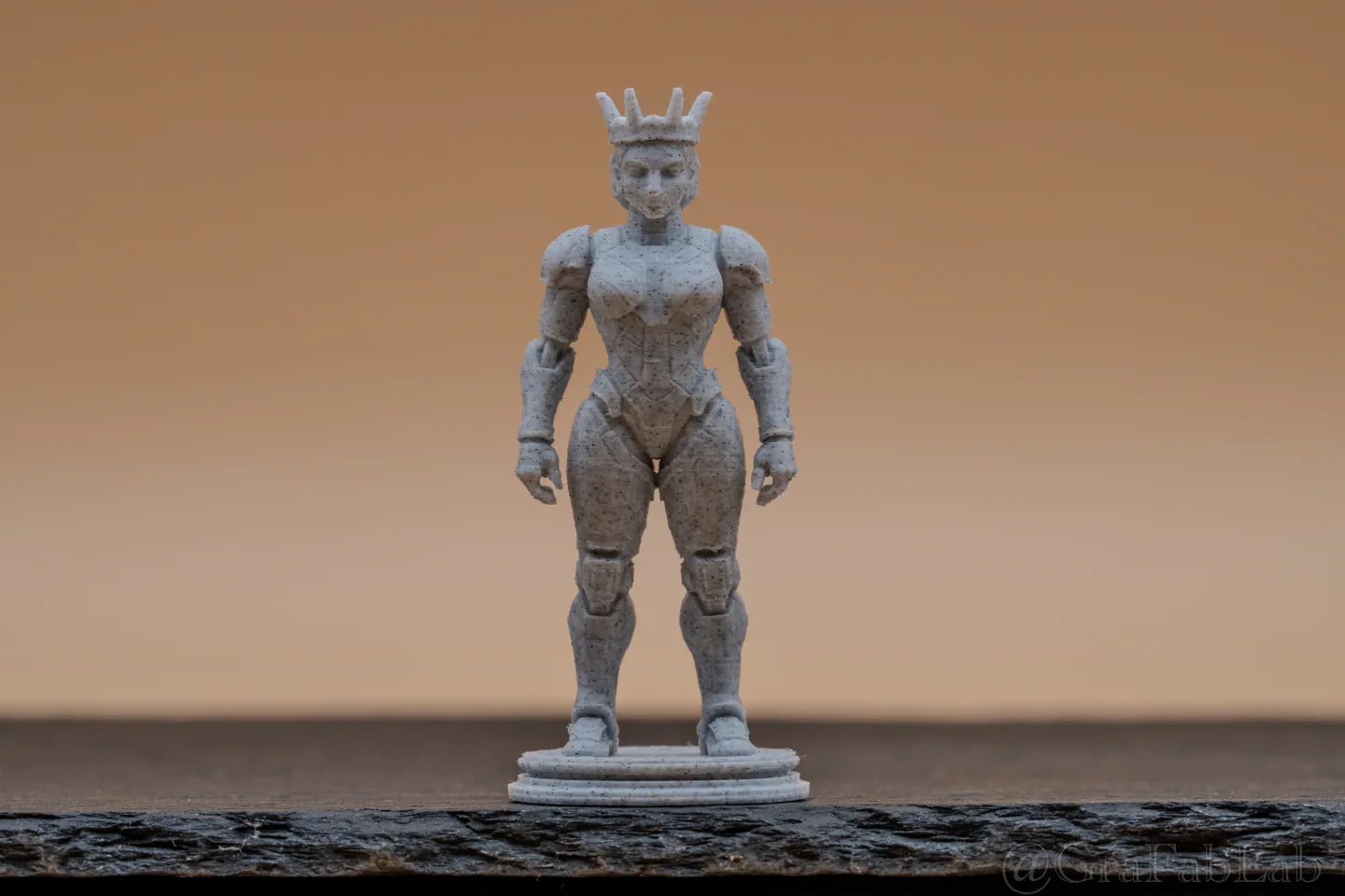 GraFabLab Chess 25 — Queen — Detail view