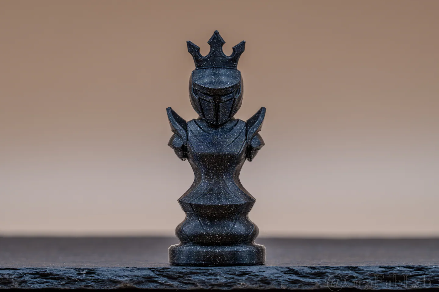 GraFabLab Chess 33 — Queen — Detail view