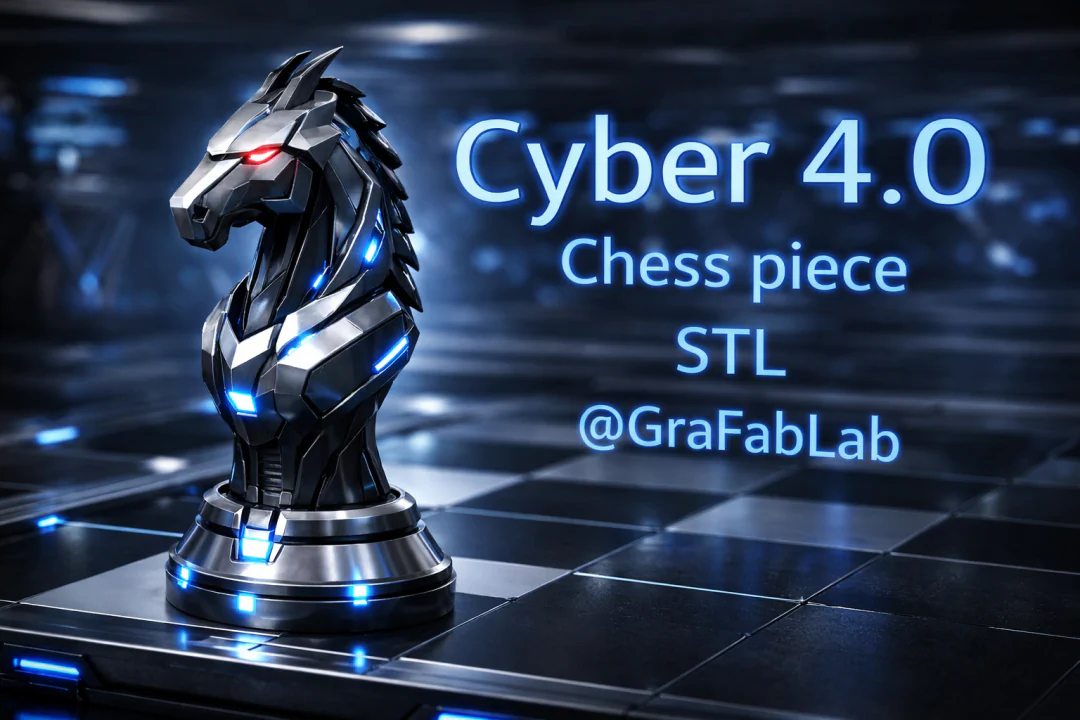 GraFabLab Chess 48 — Knight