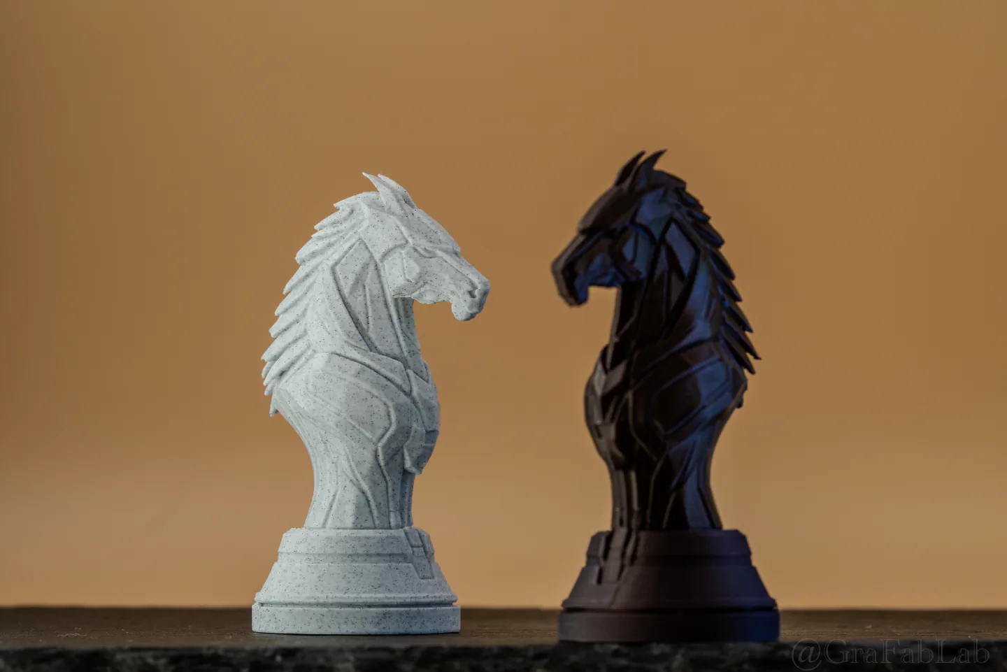 GraFabLab Chess 48 — Knight — Detail view