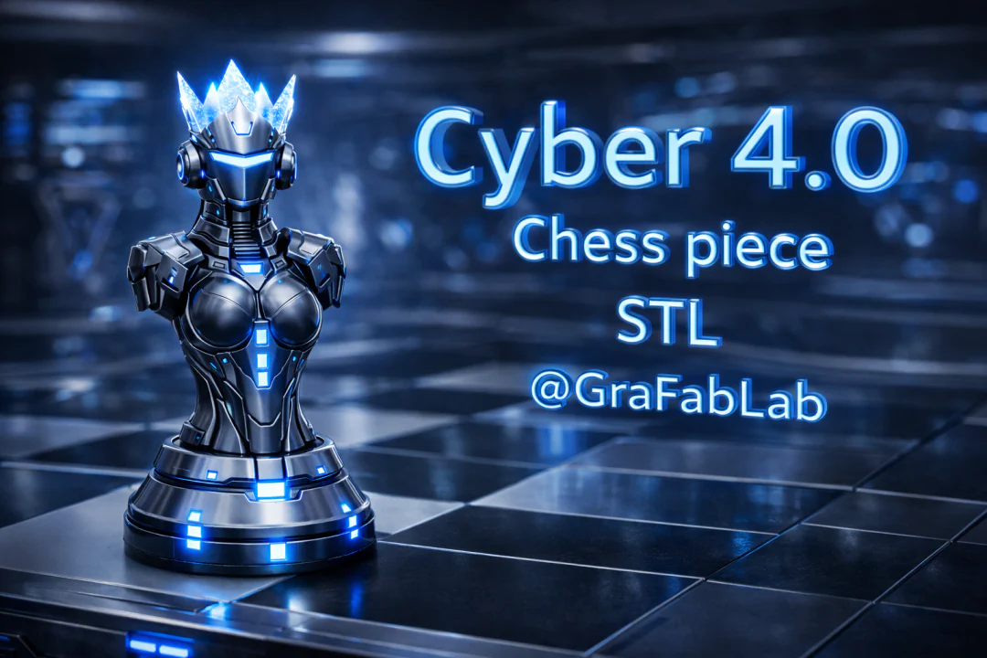 GraFabLab Chess 48 — Queen