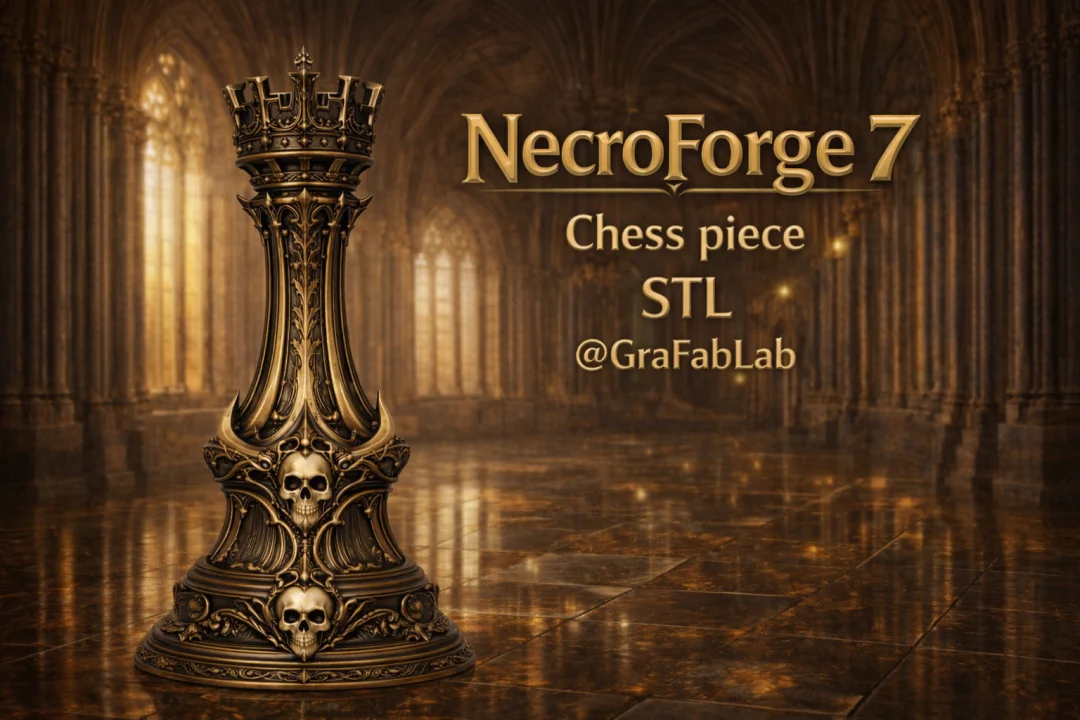 GraFabLab Chess 52 — Rook