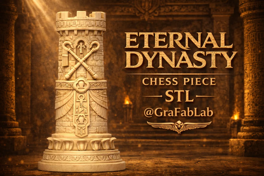 GraFabLab Chess 55 — Rook