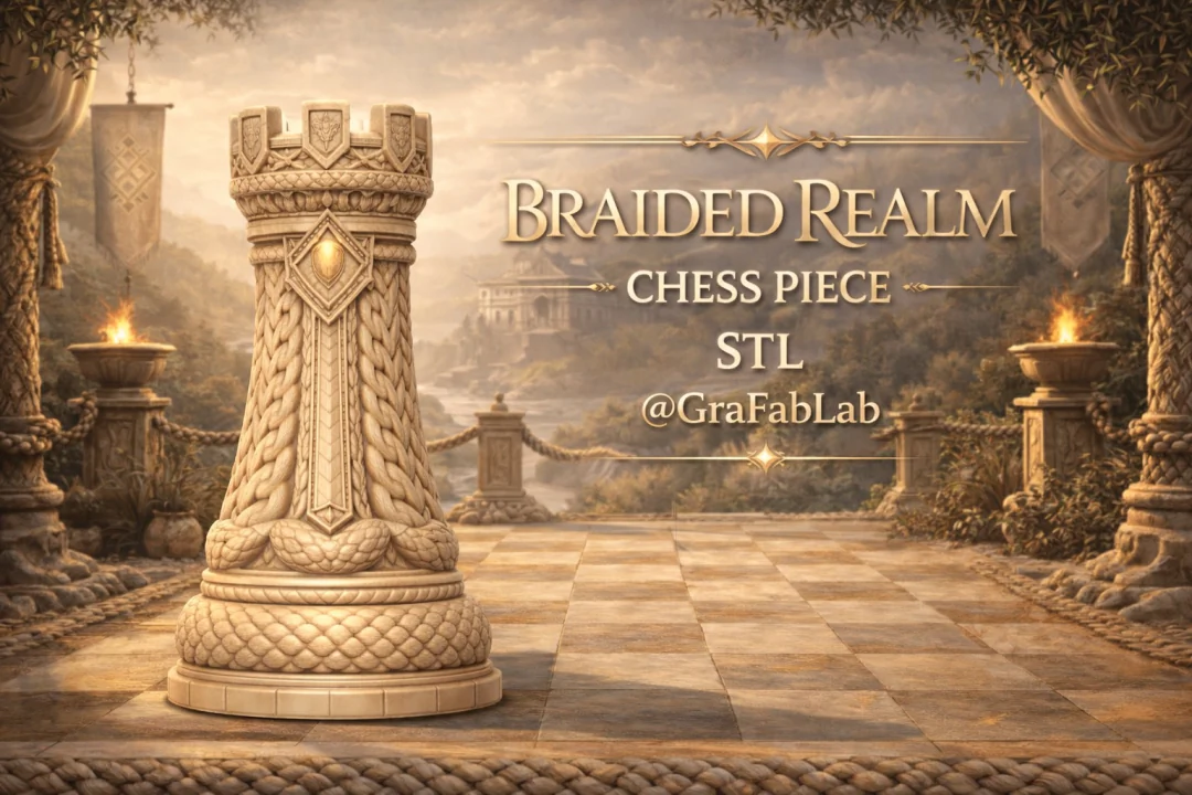 GraFabLab Chess 61 — Rook