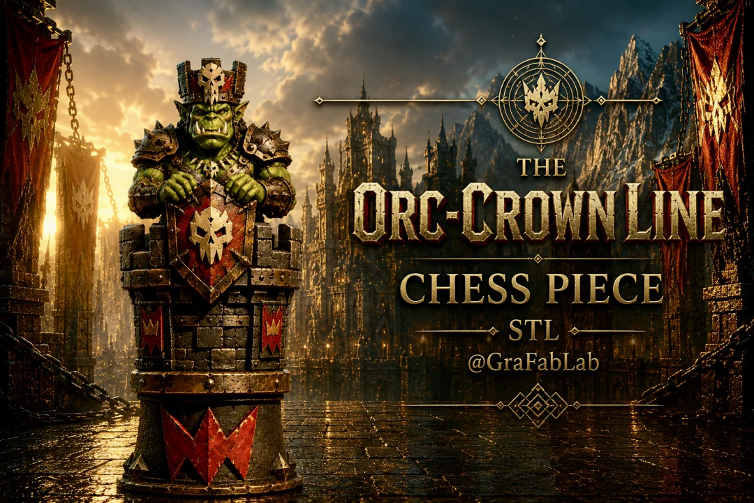 GraFabLab Chess 74 — Rook